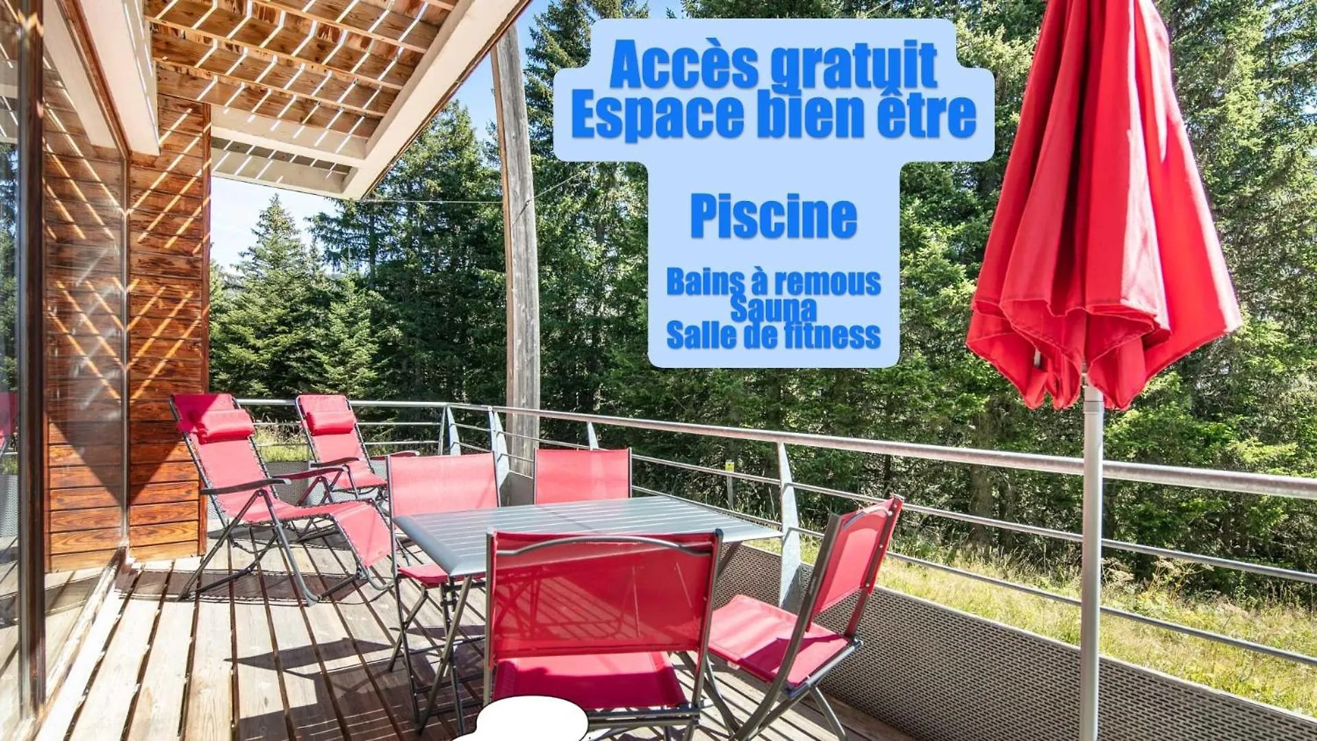 V Du Bachat B02 - Appt Grande Terrasse 6 Pers 尚鲁斯
